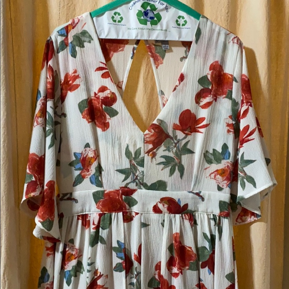 Used flower dress